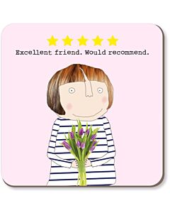 Rosie Made a Thing - Five Star Friend Coaster